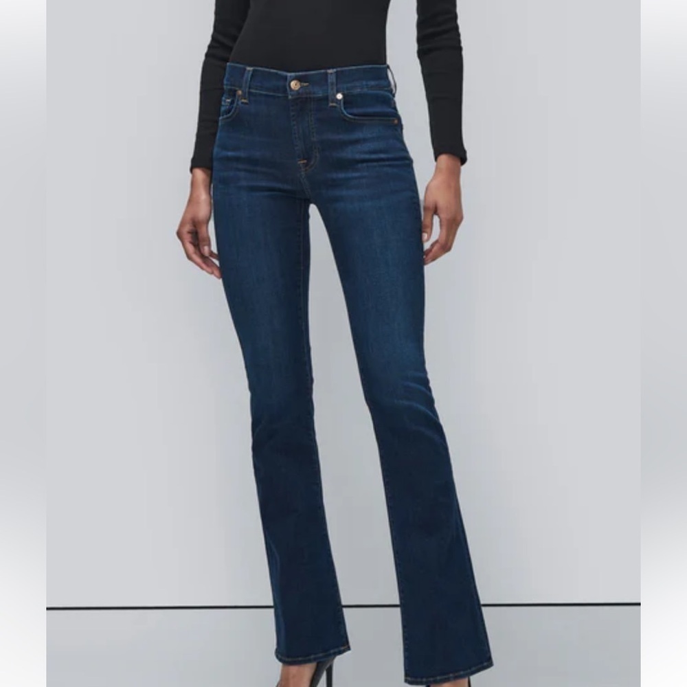 7 for all Mankind Jimmie bootcut 27 long 34 inseam low rise